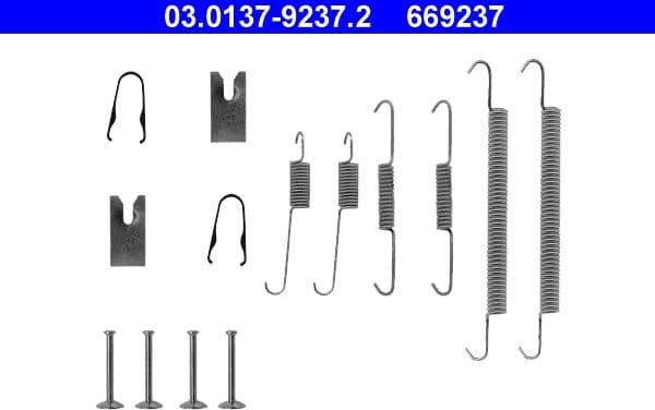 Accessory Kit, brake shoes 03.0137-9237.2 - image 2