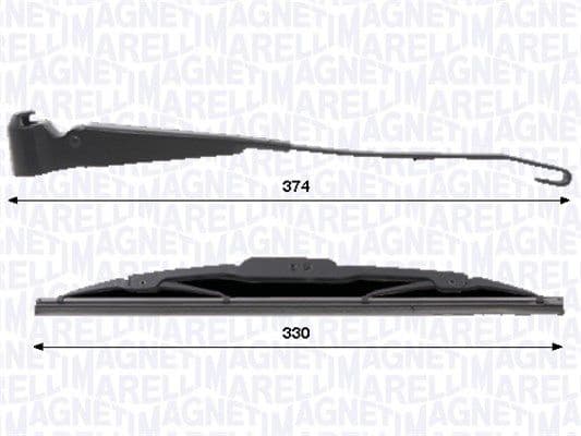 Wiper Arm Set, window cleaning 000723180436