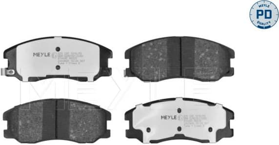 Brake Pad Set, disc brake MEYLE-PD: Advanced performance and design. 025 245 1016/PD