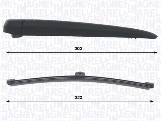 Wiper Arm Set, window cleaning 000723180464