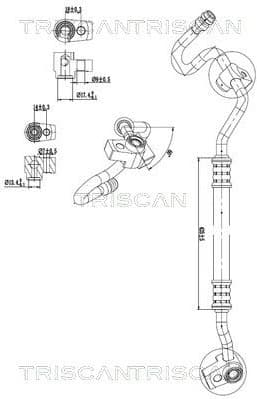 High/Low-pressure Line, air conditioning 9010 16049