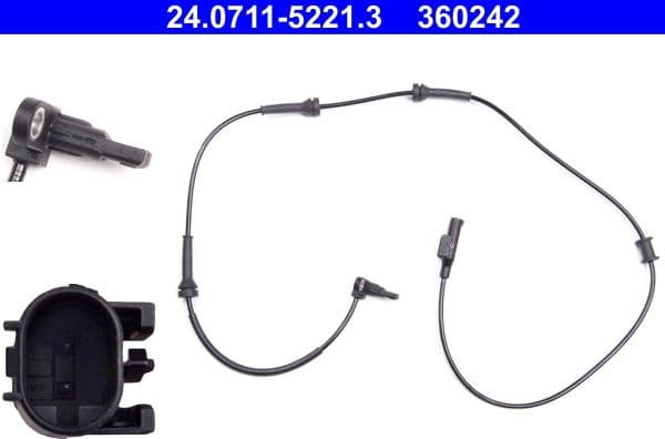 Sensor, wheel speed 24.0711-5221.3 - image 2