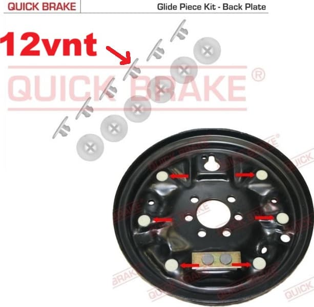 Brake pads accessory kit 6858K