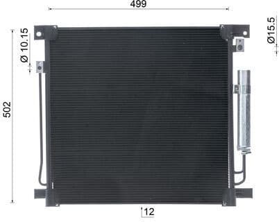 Condenser, air conditioning BEHR AC1093000S - image 9