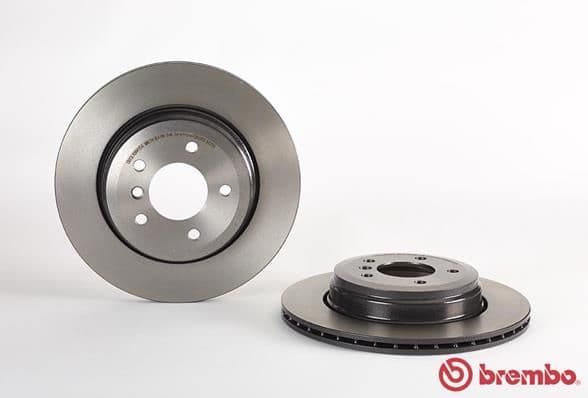 Brake discs kit rear, (2pcs), Top Quality 09.9425.11 - image 2