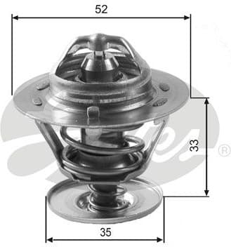 Thermostat, coolant TH12588G1