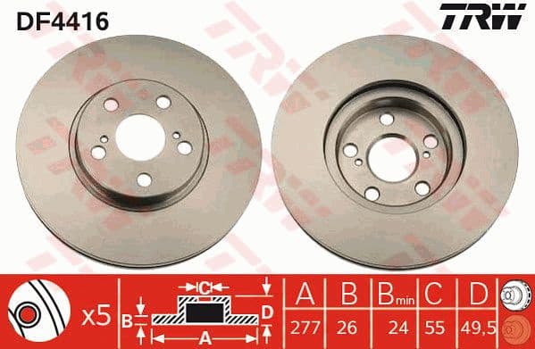 Brake Disc DF4416