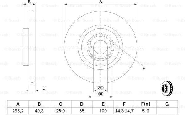 Brake Disc 0986479423 - image 5