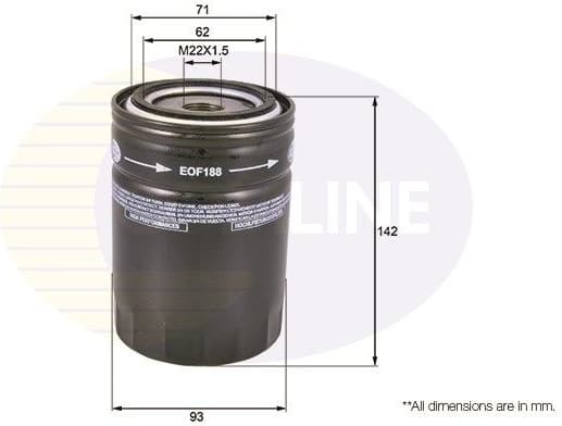 Filter oil EOF188 - image 2
