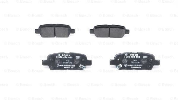 Brake Pad Set, disc brake 0986494090