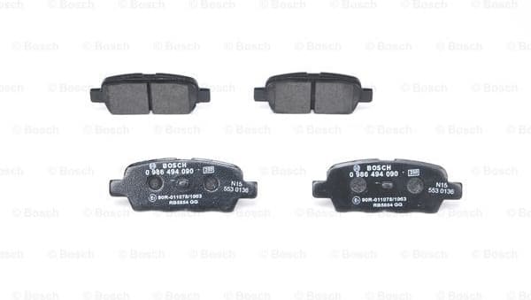 Brake Pad Set, disc brake 0986494090 - image 3
