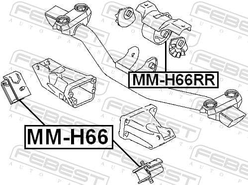 Mounting, engine MM-H66 - image 2