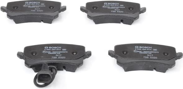 Brake Pad Set, disc brake 0986494814 - image 13
