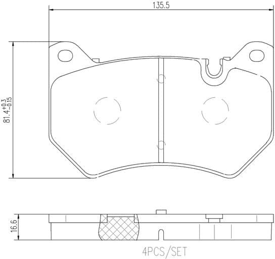 Brake Pad Set, disc brake PRIME LINE P85177 - image 2