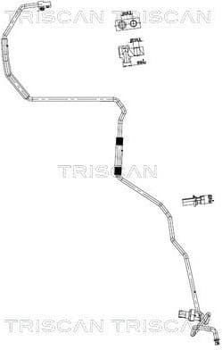 High/Low-pressure Line, air conditioning 9010 69002