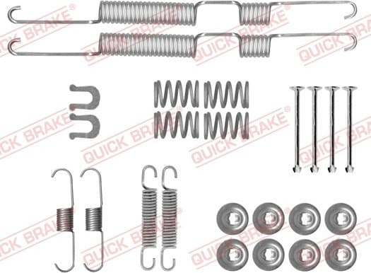 Accessory Kit, brake shoes 105-0074