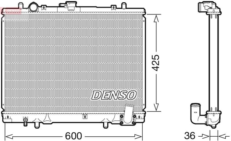 Radiator, engine cooling DRM45049