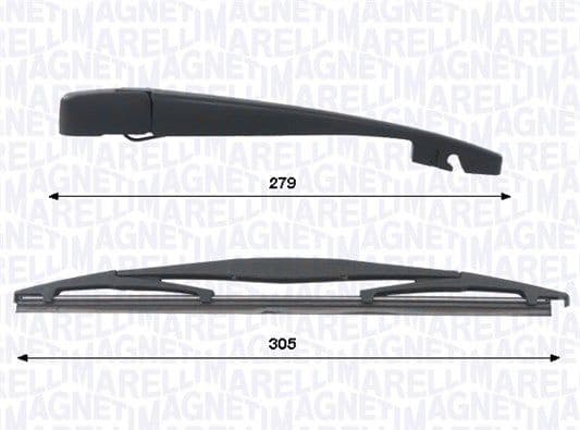 Wiper Arm Set, window cleaning 000723180474