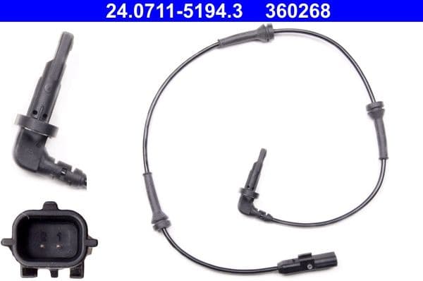 Sensor, wheel speed 24.0711-5194.3 - image 2