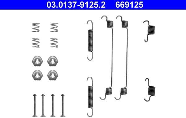 Accessory Kit, brake shoes 03.0137-9125.2 - image 2