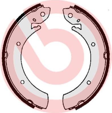 Brake Shoe Set ESSENTIAL LINE S68516 - image 3
