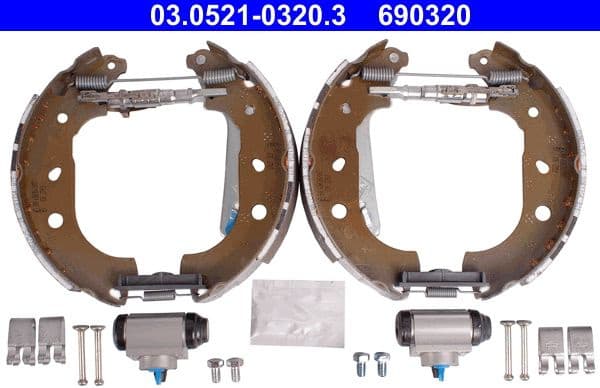 Brake Shoe Set Original ATE TopKit 03.0521-0320.3 - image 2