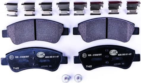 Brake Pad Set, disc brake 8DB 355 011-071