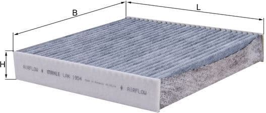 Filter, cabin air LAK 1954