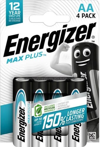 Baterija LR6 AA EP91 MAX plus Energizer 4vnt - LR6/ENE/MAX-BL4