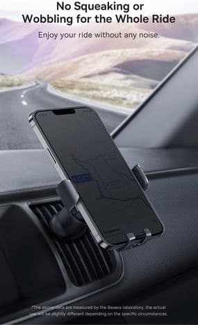 Automobilinis latoklis 4.7-6.7" ekranų telefonams, juodas - Autoera - image 6