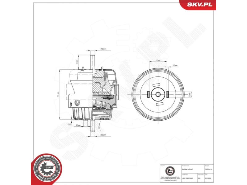Mounting, engine 75SKV133 - image 8