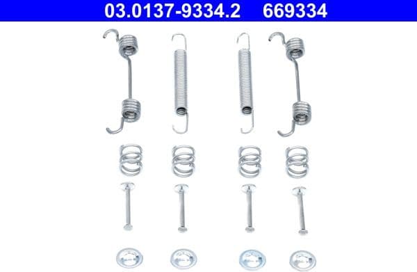 Accessory Kit, parking brake shoes 03.0137-9334.2 - image 3