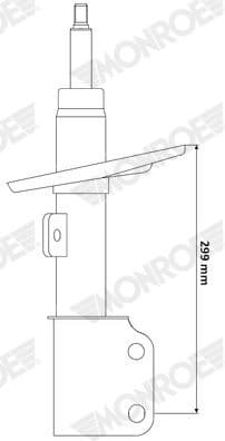 Shock Absorber MONROE ORIGINAL (Gas Technology) G8658 - image 2