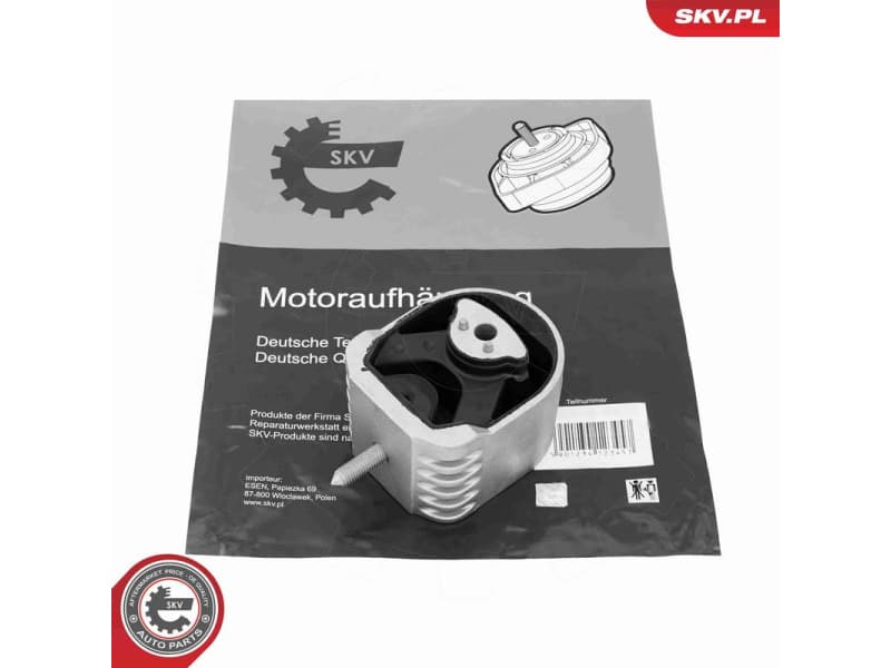 Mounting, engine 75SKV191