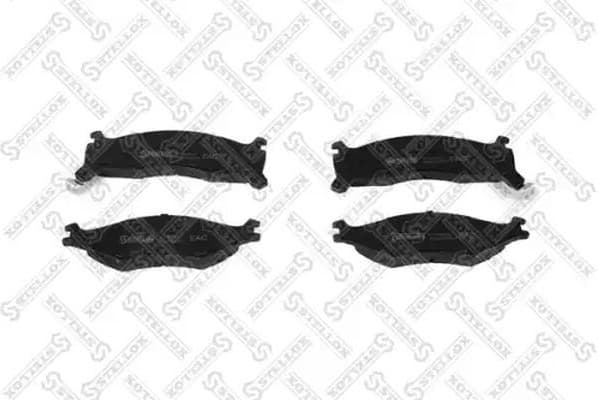 Brake Pad Set, disc brake 611 002B-SX