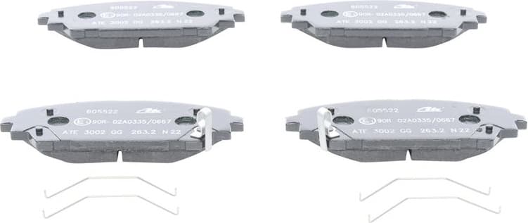 Brake Pad Set, disc brake 13.0460-5522.2 - image 2