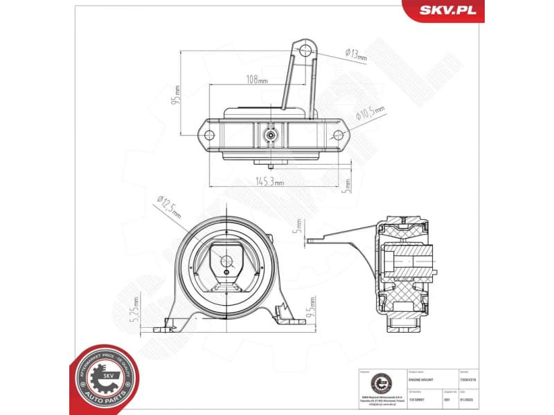Mounting, engine 75SKV216 - image 5