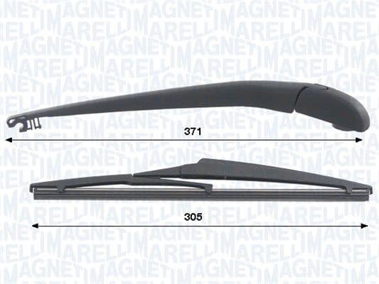 Wiper Arm Set, window cleaning 000723180432