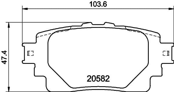 Brake Pad Set, disc brake 8DB 355 040-121 - image 4