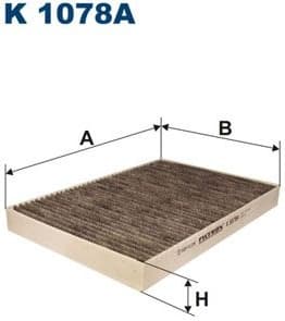 Filter, cabin air K1078A