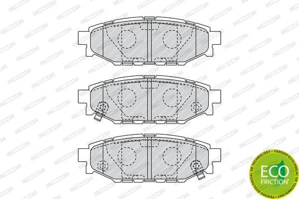 Brake pads rear, Top Quality FDB1947 - image 3