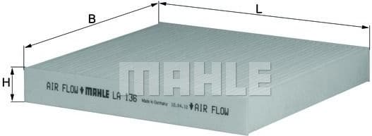 Filter cabin LA136 - image 2