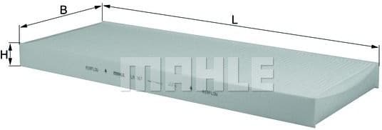 Filter cabin LA167 - image 2