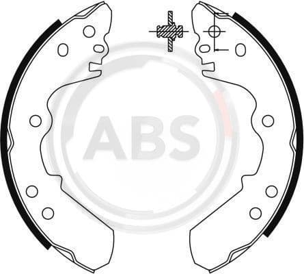 Brake Shoe Set 8933