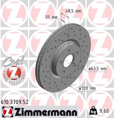 Brake Disc SPORT BRAKE DISC Z 610.3709.52