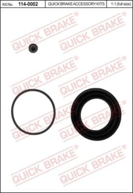 Brake caliper front repair kit 114-0002 - image 2