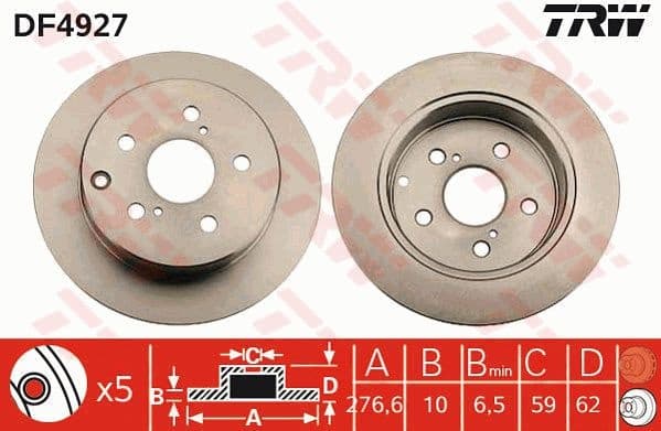 Brake Disc DF4927