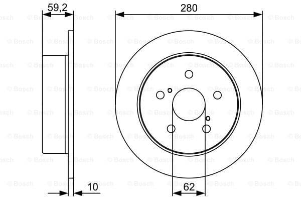 Brake Disc 0986479520