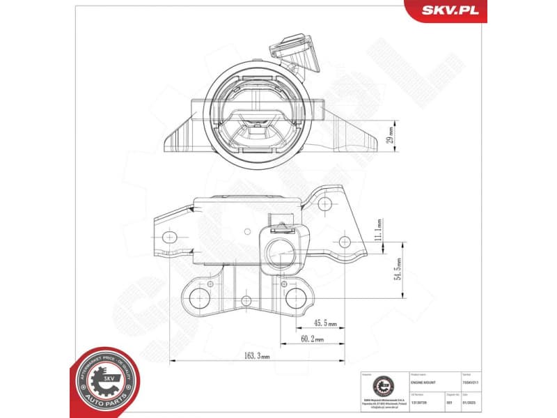 Mounting, engine 75SKV211 - image 7