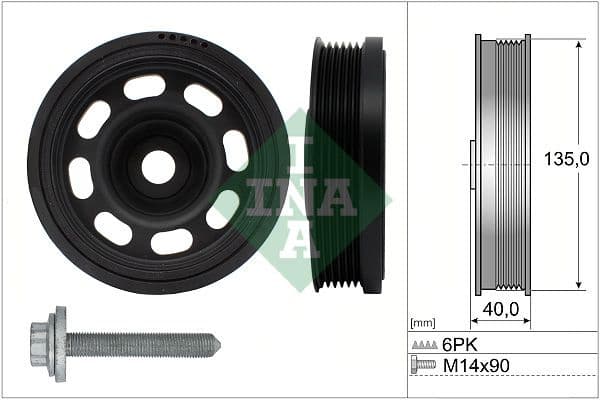 Belt Pulley, crankshaft 544018420